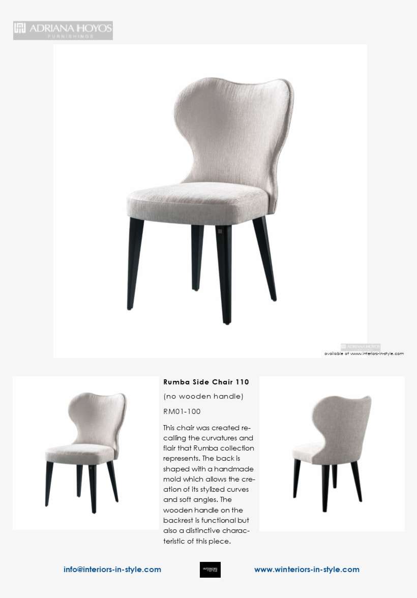 Rm01 100 Rumba Side Chair 110 This Chair Was Created - Chair, transparent png download