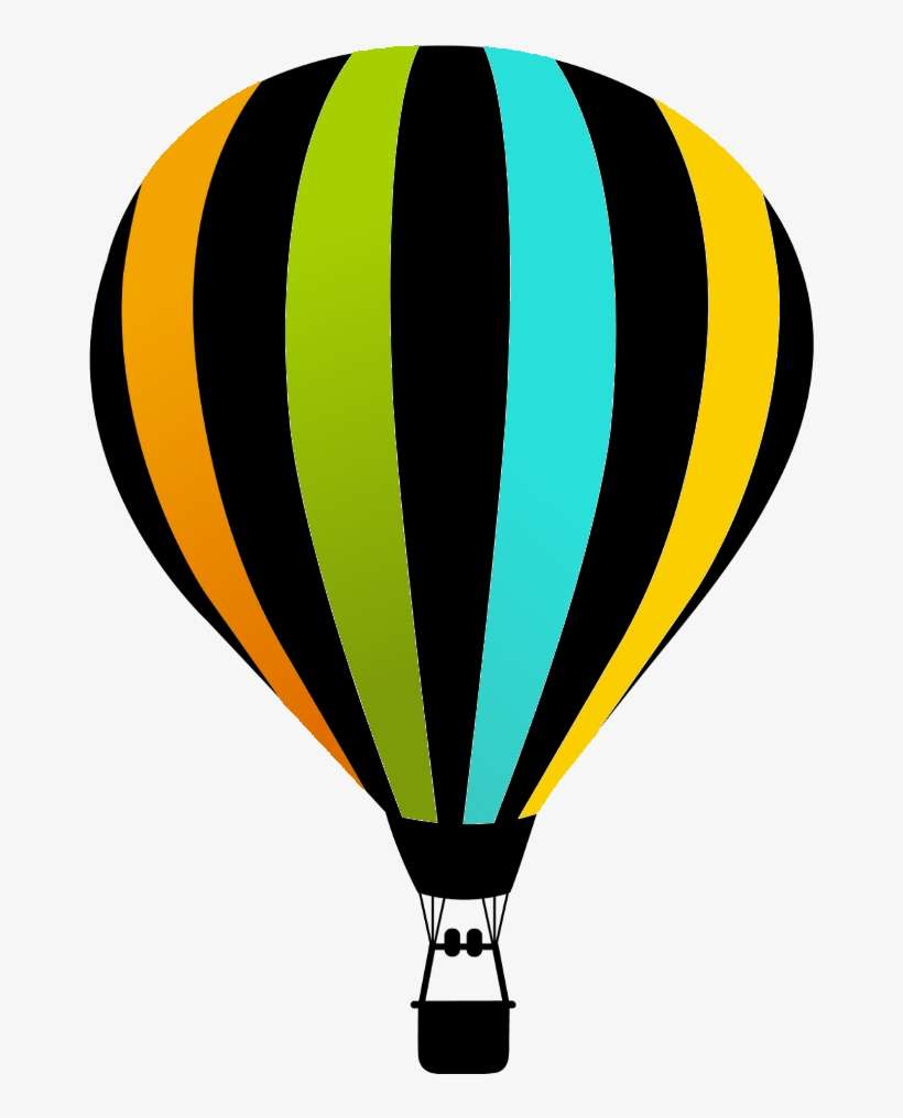 Multilayered Parallax Scrolling Using Css & Jquery - Hot Air Balloon Clipart Black And White, transparent png download