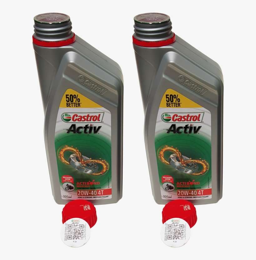 Castrol 20w50 Actevo 4t Part Synthetic Motor Oil, 1, transparent png download