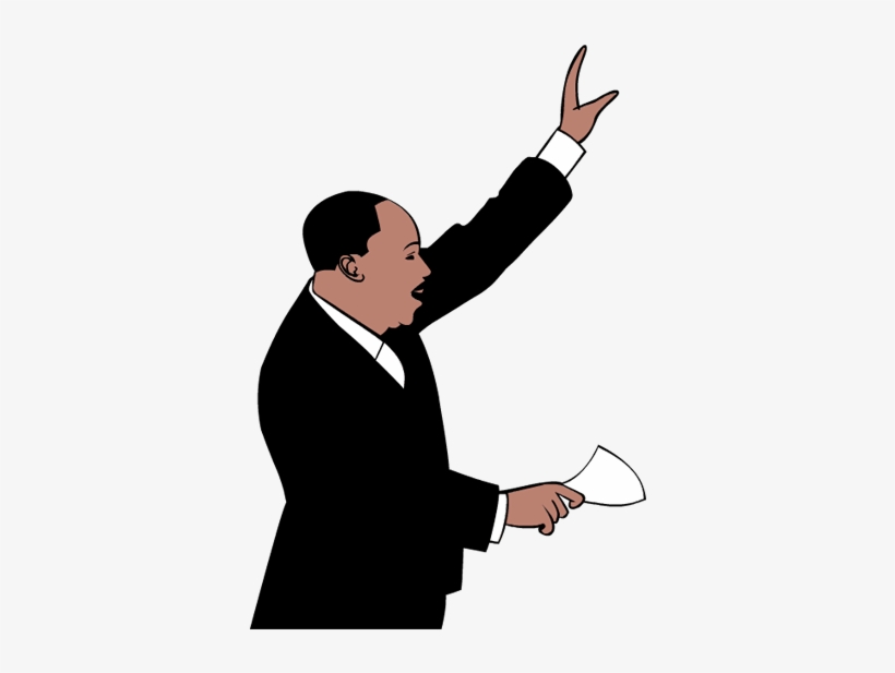 Jpg Black And White Library Free Clip Art King Martin - Clip Art, transparent png download