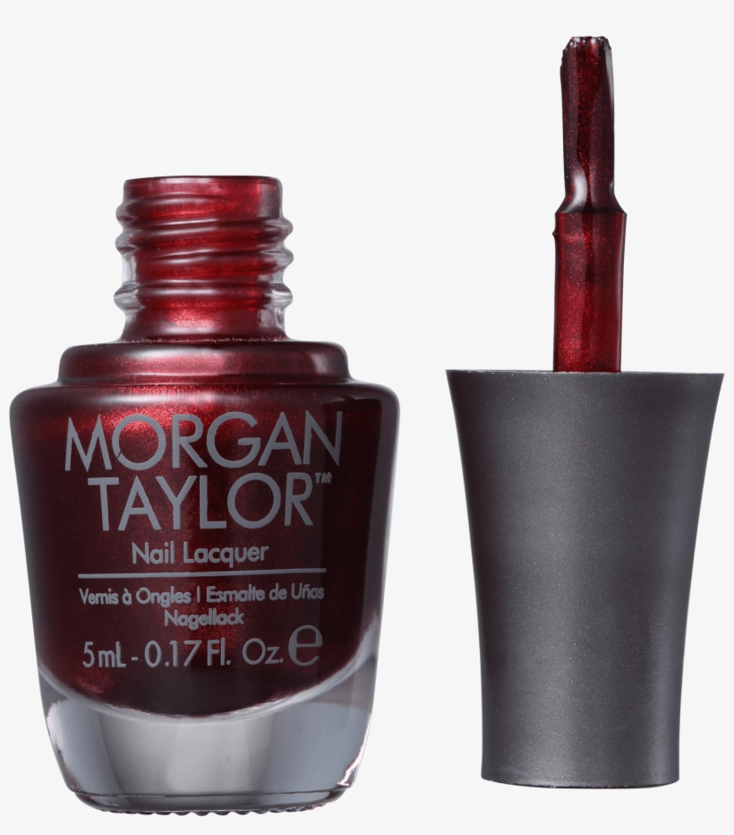 Morgan Taylor Mini Poison Apple - Morgan Taylor Cherry Applique Nail Lacquer 15ml, transparent png download
