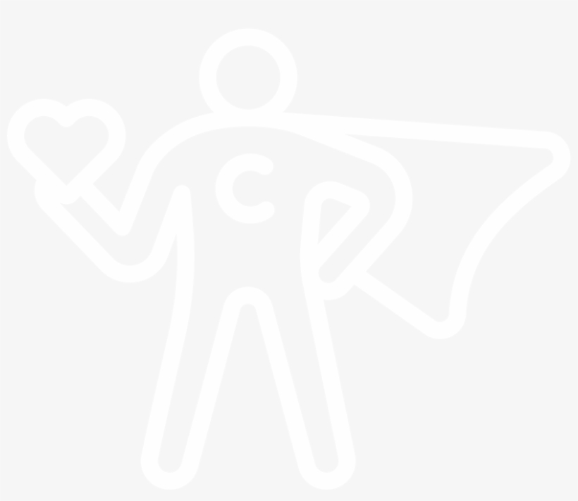 Empathy Icon White - Calligraphy, transparent png download
