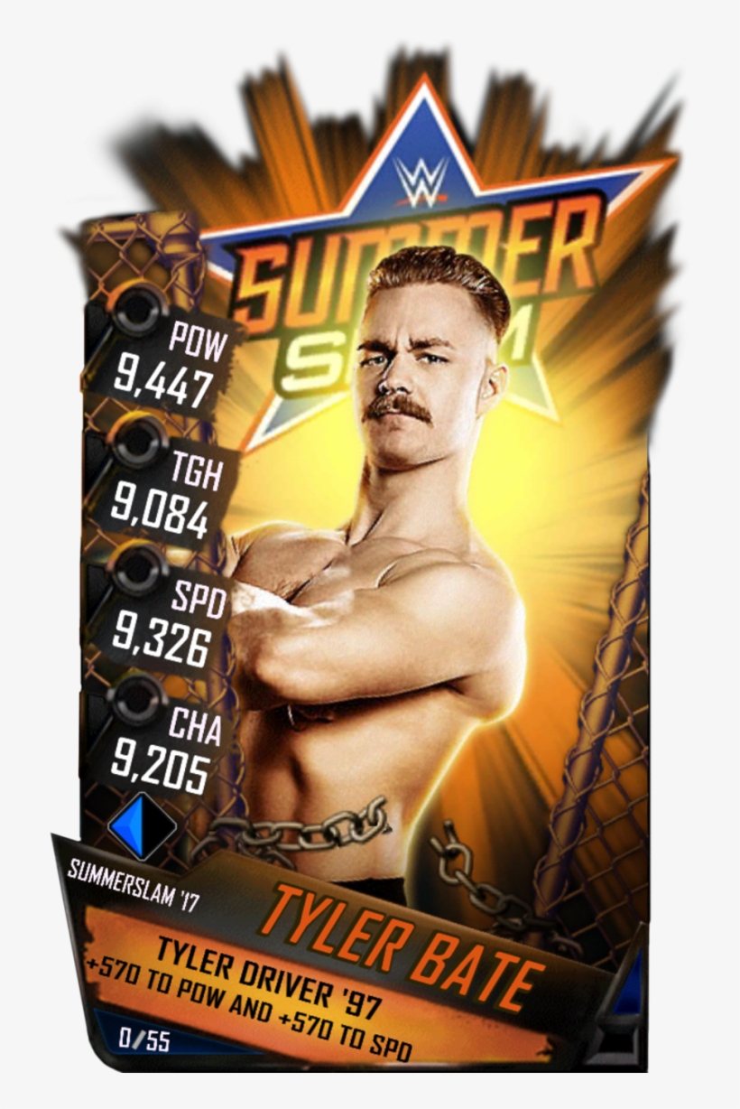Supercard Tylerbate S3 15 Summerslam17 - Wwe Supercard Baron Corbin, transparent png download