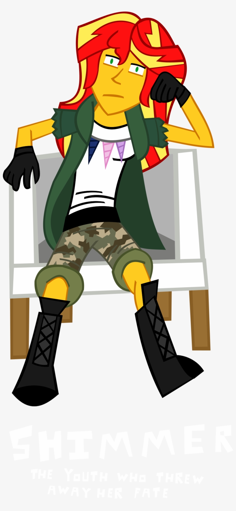 Jewelsfriend, Chair, Crossover, Eli, Equestria Girls, - Cartoon, transparent png download