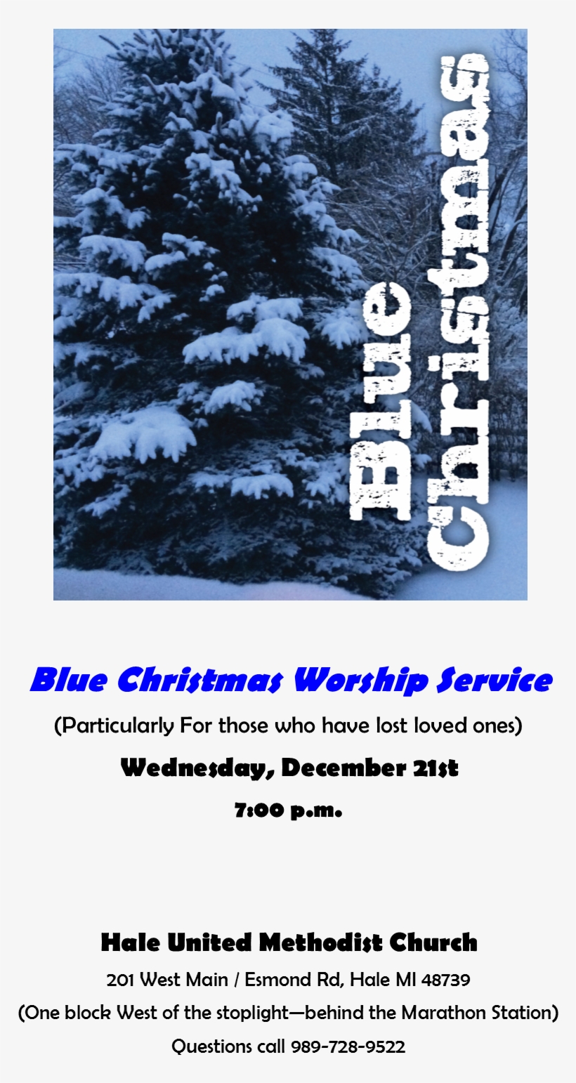 Blue Christmas Worship Service - St. Pauls Highfield Lutheran Church, transparent png download