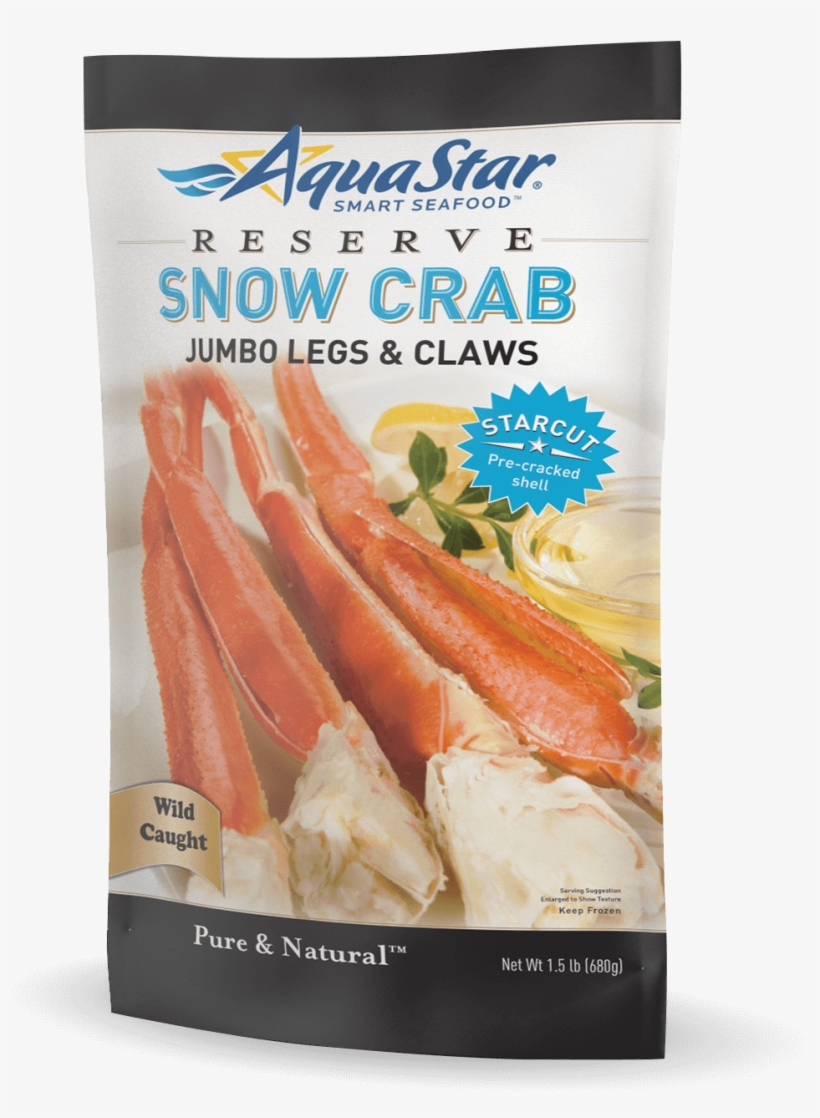 Crab - Aqua Star Reserve Crab Meat, Real, Red Swimming - 1, transparent png download