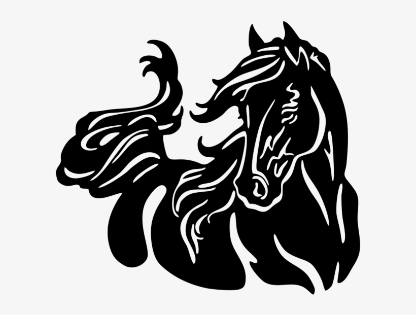 Mustang Window Decal - Horse Metal Wall Art, transparent png download