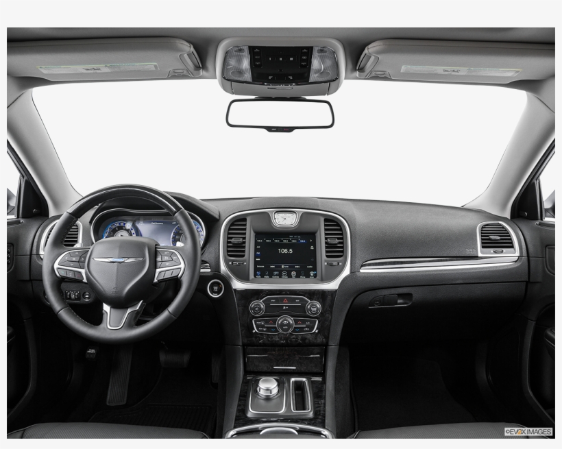 Interior View Of 2015 Chrysler 300 In Sullivan - Interior 2015 Chrysler 300 White, transparent png download