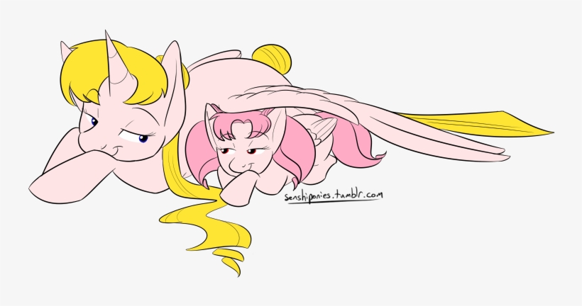 Kourabiedes, Chibi-usa, Crossover, Mother And Daughter,, transparent png download