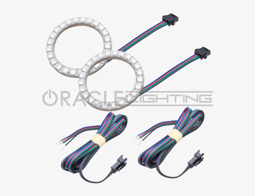 2011 2019 Chrysler 300/300c/srt8 Oracle Led Projector - Oracle Lighting 1228-333: Oracle Colorshift Halo Lights, transparent png download