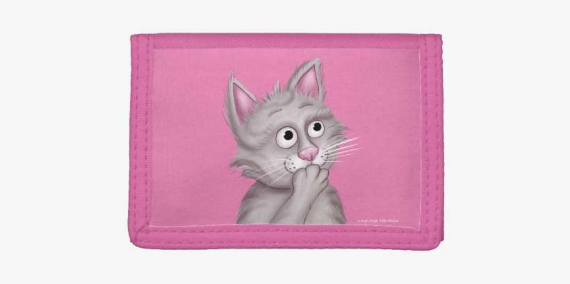 Happy Cat Pillow - Wallet, transparent png download