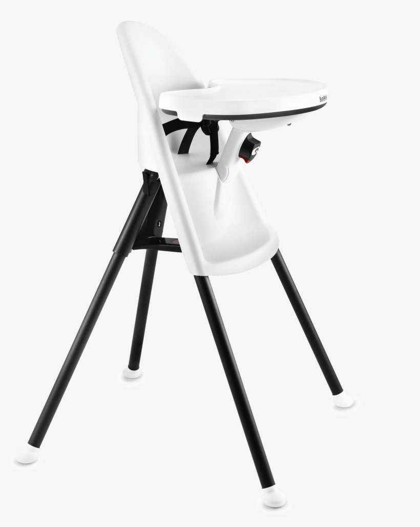 High Chair - Baby Bjorn High Chair With Splat Mat- White, transparent png download