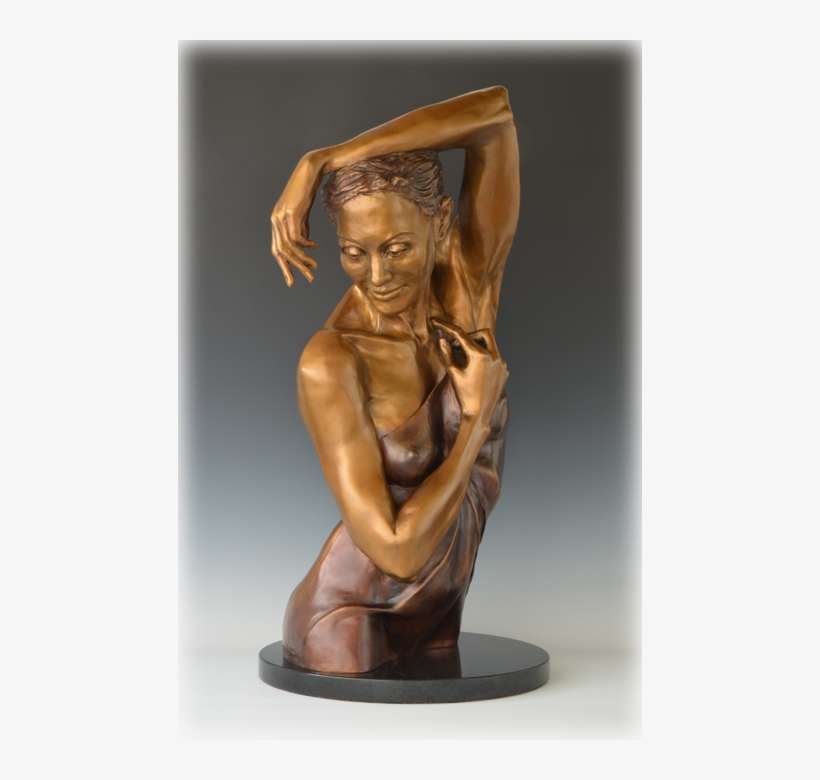 Après Le Bain Bronze Sculpture By David Varnau - Statue, transparent png download