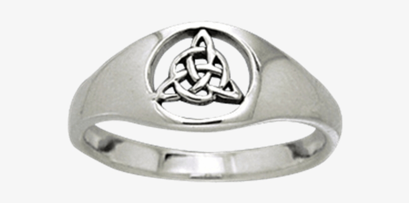 Celtic Trinity Knot Ring - "celtic Trinity Knot Ring", transparent png download