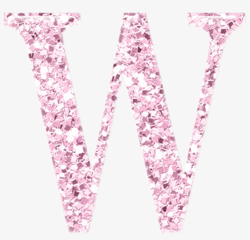 B *✿* Bling Rosa Pastelw - Alphabet Glitter Pink, transparent png download