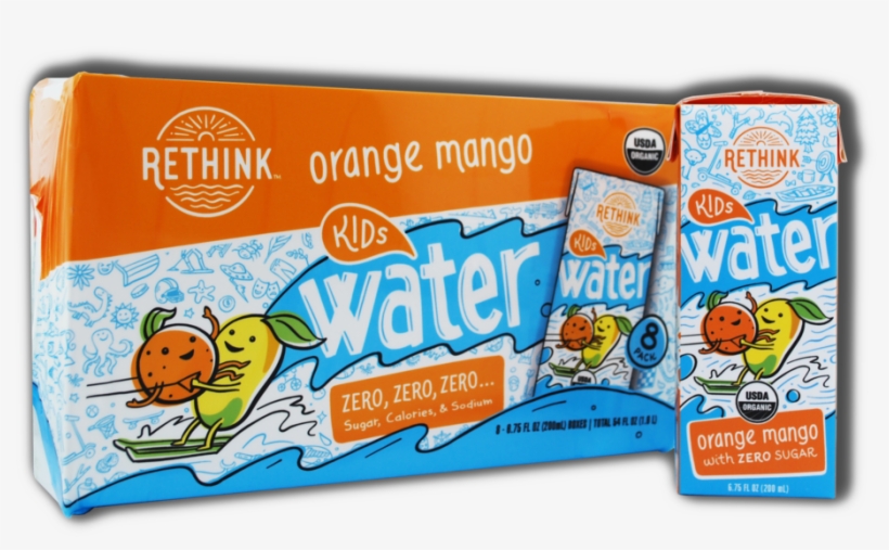 Orangemango Facts Orangemango - Rethink Kids Water Fruit Punch Flavored Water, transparent png download