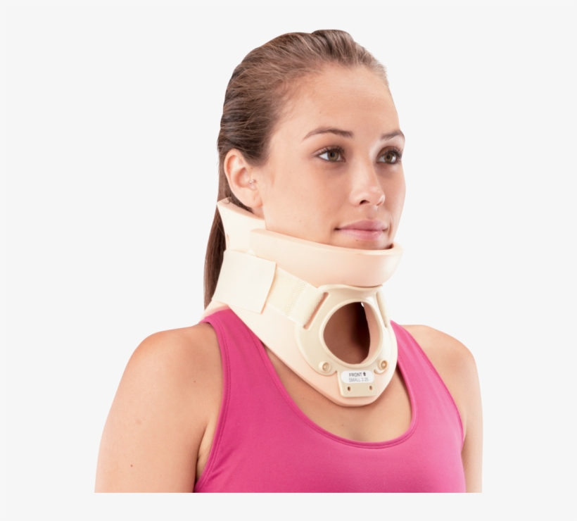 Cervical Collar With Open Trachea - Cervical Collar, transparent png download