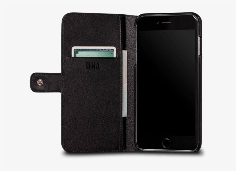 Sena Antorini Wallet Case For Iphone 8/7/6 *plus* Black - Iphone 6s, transparent png download