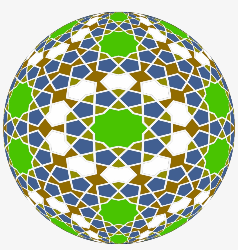 Big Image - Islamic Tiles, transparent png download