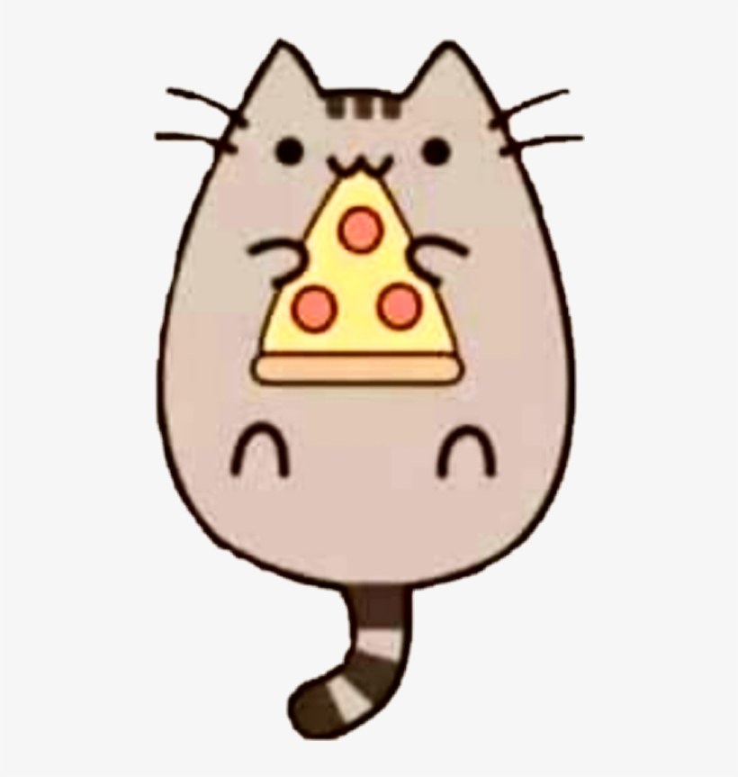 Pusheen Pizza Kitty Cute Cat, transparent png download