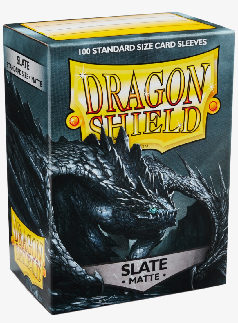 Dragon Shield Game Sleeves Matte Slate 100ct Pack - Dragon Shield Slate Matte, transparent png download