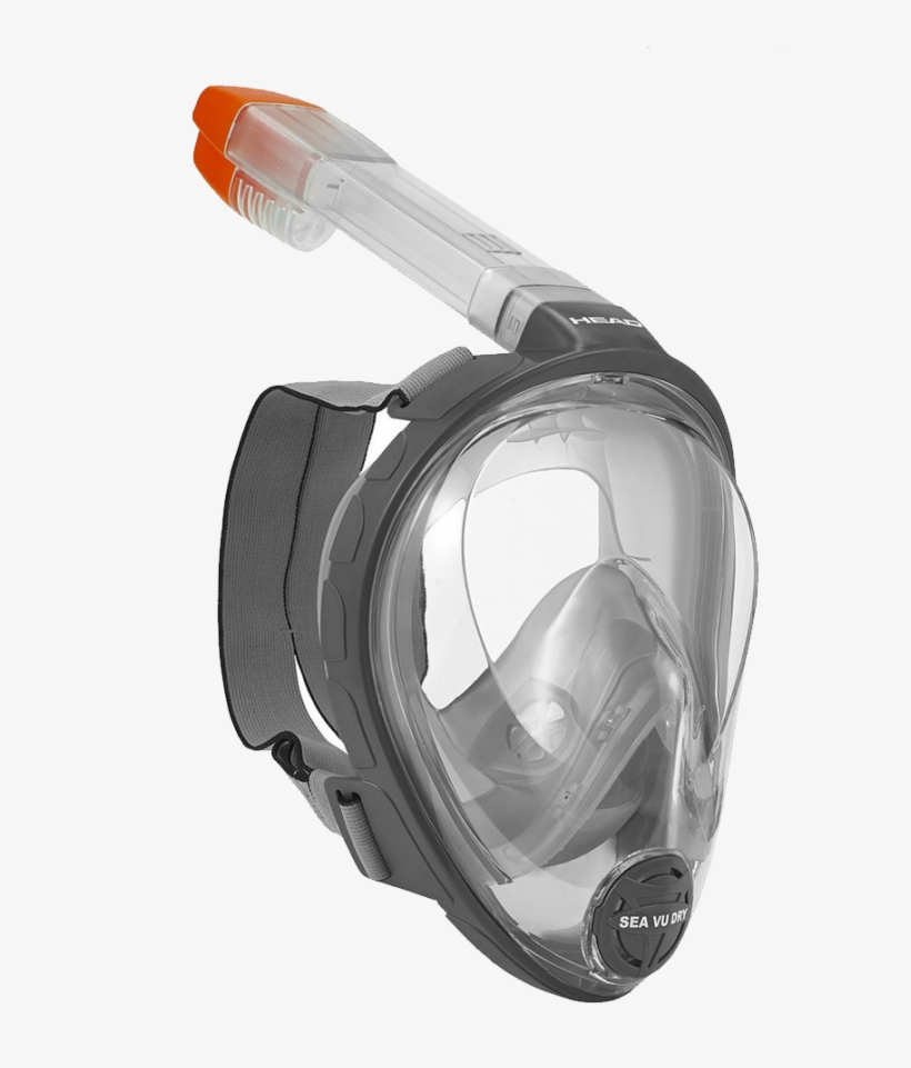 Head Sea Vu Dry Full Face Snorkel Mask - Head Sea Vu Dry Full Face Mask, Pink, transparent png download
