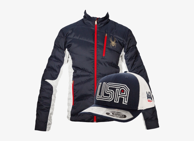 Support The Team - Spyder Usa Team Jacket, transparent png download
