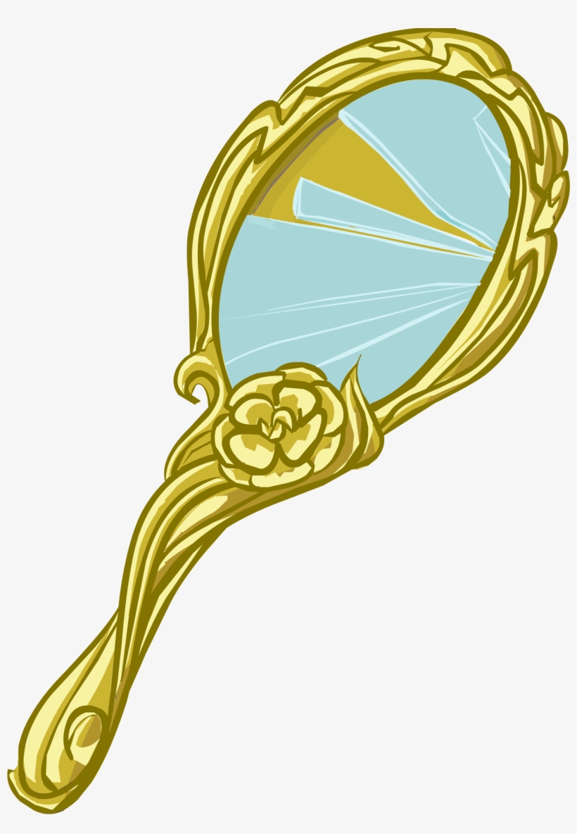 Antique Mirror - Transparent Broken Mirror Clipart, transparent png download