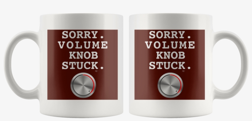 Volume Knob Stuck - Mug, transparent png download