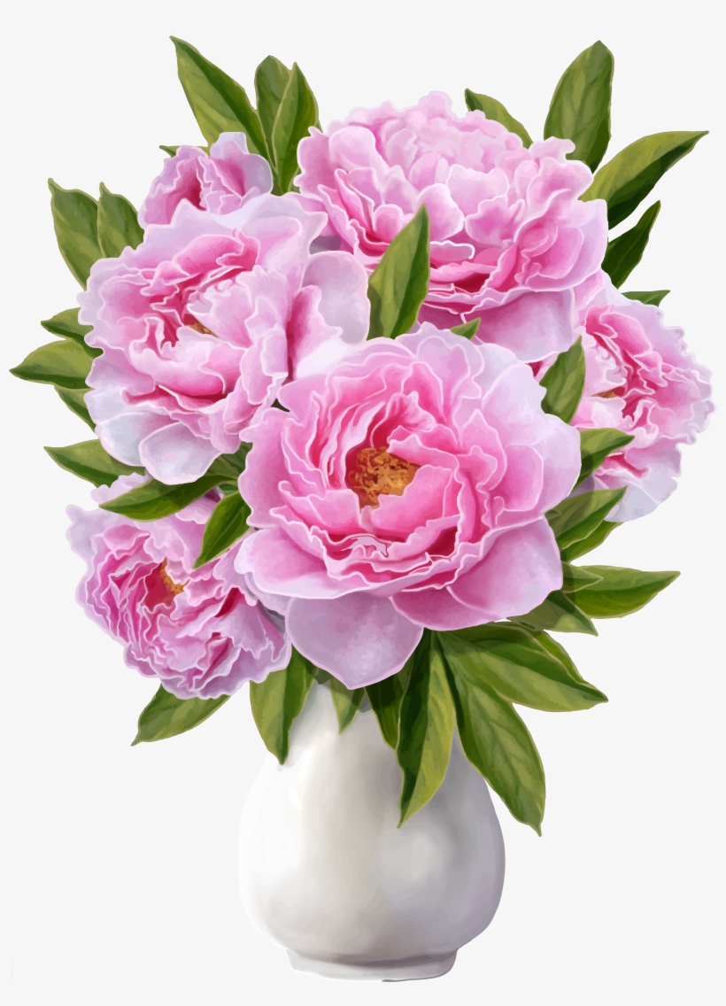 Bouquet Of Peonies Png Banner Transparent Stock - January 2017 Calendar Hd, transparent png download