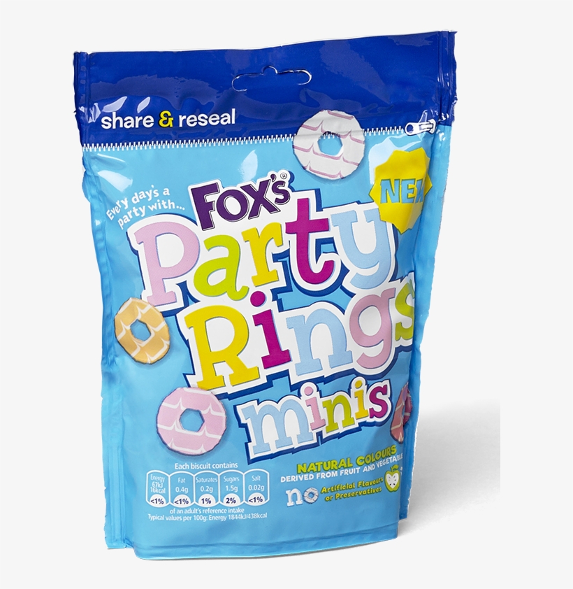 The Biscuits That Demand We Eat The Entire Packet Before - Fox's Party Rings Minis 6 Mini Bags, transparent png download