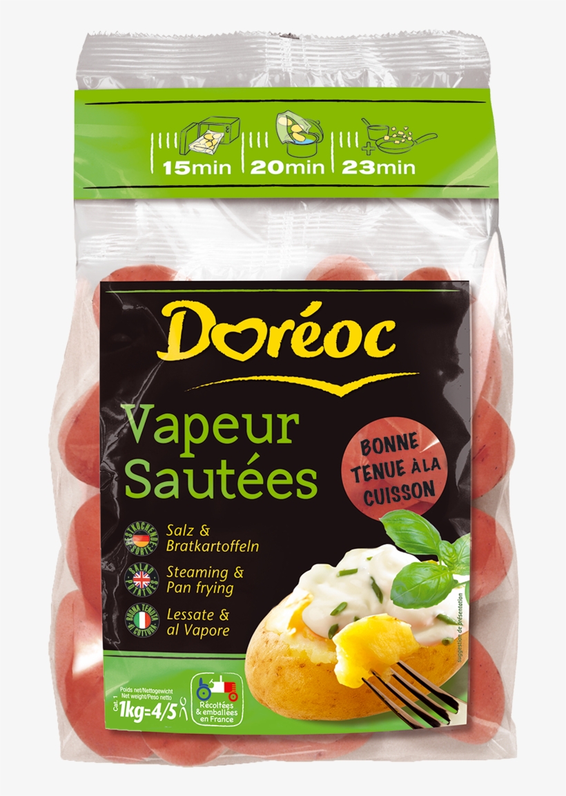 Sachet Vapeur De Pommes De Terre - Potato, transparent png download