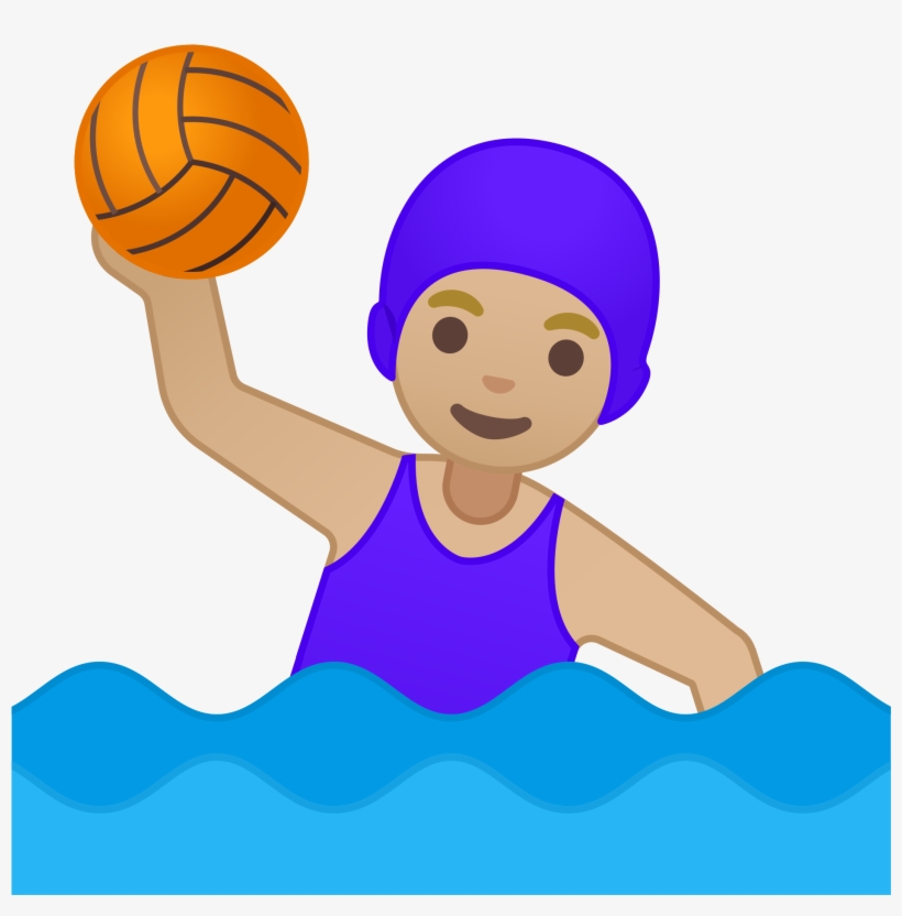 Open - Water Polo Emoji, transparent png download