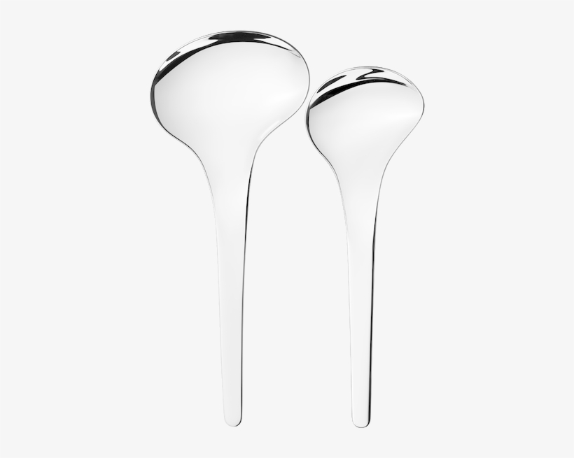 Georg Jensen Bloom Serving Spoons 2pc - Georg Jensen Bloom Serving Spoons, 2 Pieces., transparent png download