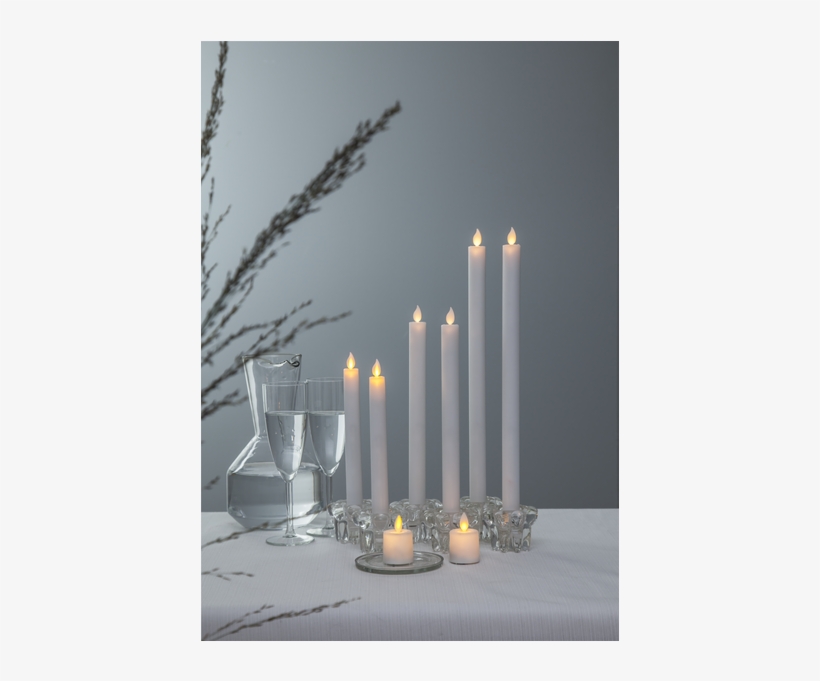 Led Candle 2 Pack M-twinkle - Candle, transparent png download