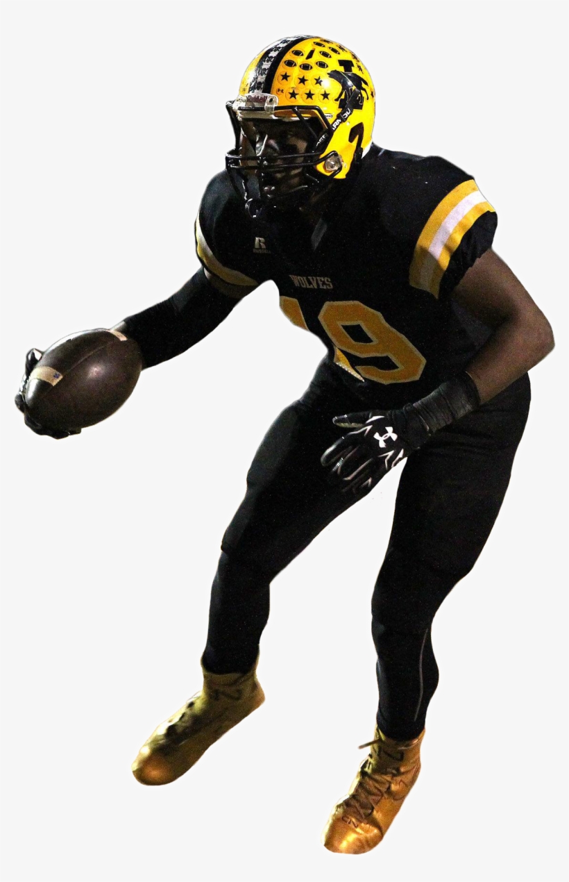 Png High School Football Jpg Library - High School Football Player Png, transparent png download