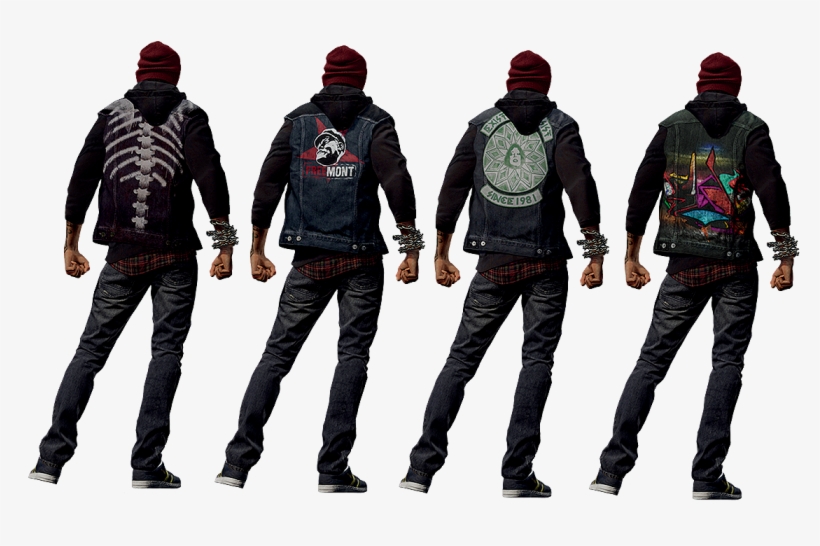 Four Exclusive Vests - Infamous Second Son Vest, transparent png download