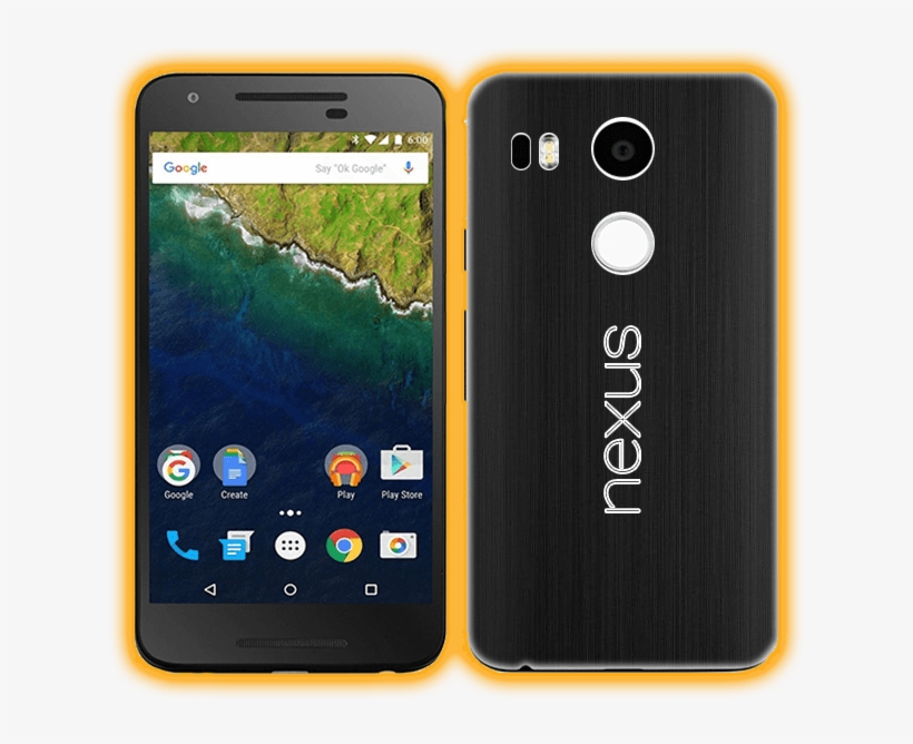 Brushed Metal Skins / Wraps - Google Nexus 6p H1512 (unlocked, 64gb, Aluminium Silver), transparent png download