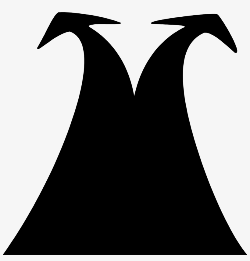 Arrows Black - Clipart Split Road Transparent, transparent png download