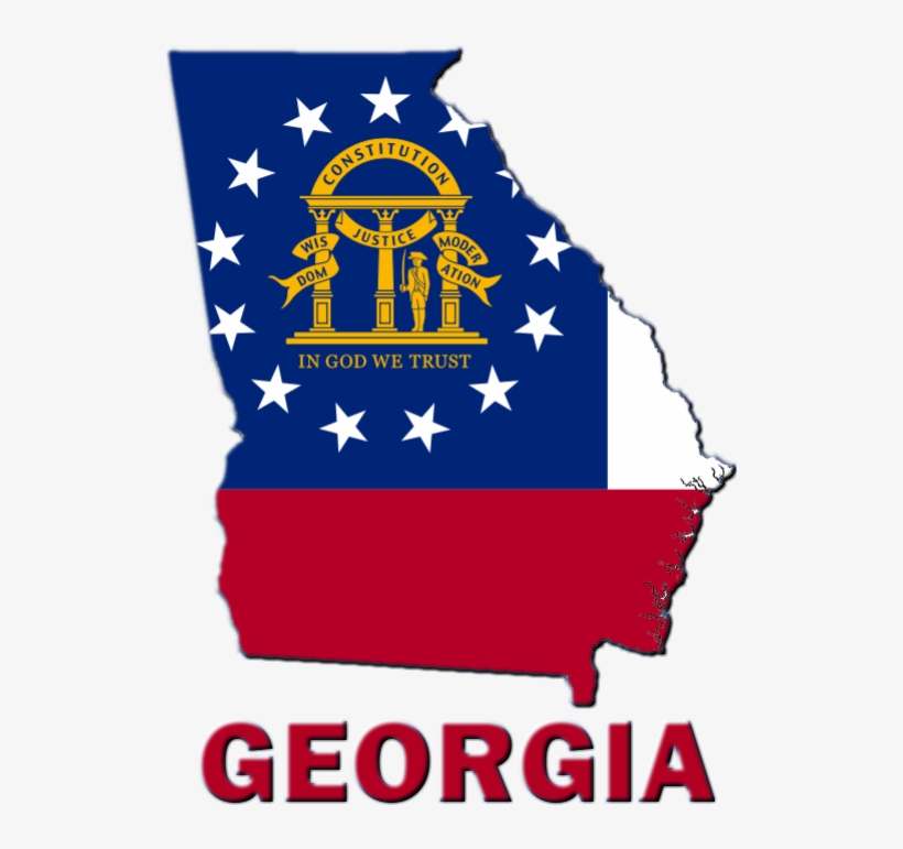 Louisiana State Seal Vector - Georgia State Flag, transparent png download