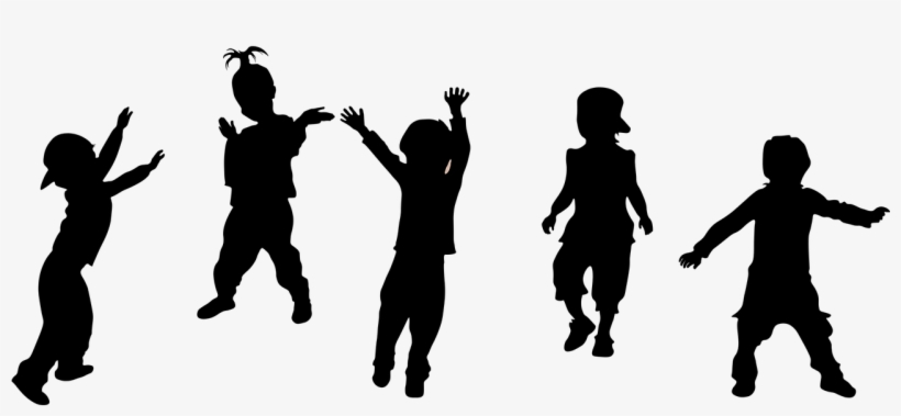 Vector Graphics, - Kids Silhouette, transparent png download
