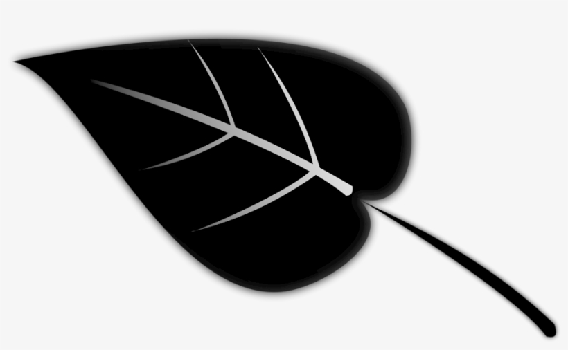 Leaf Silhouette Png - Leaf Silhouette Transparent Background, transparent png download