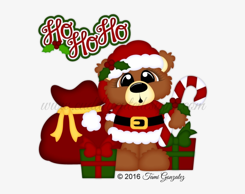 Santa Bear - Christmas Day, transparent png download