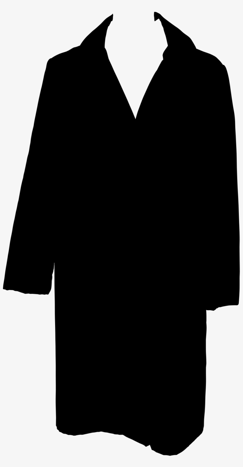 File - Coat Silhouette - Svg - Construction Paper, transparent png download