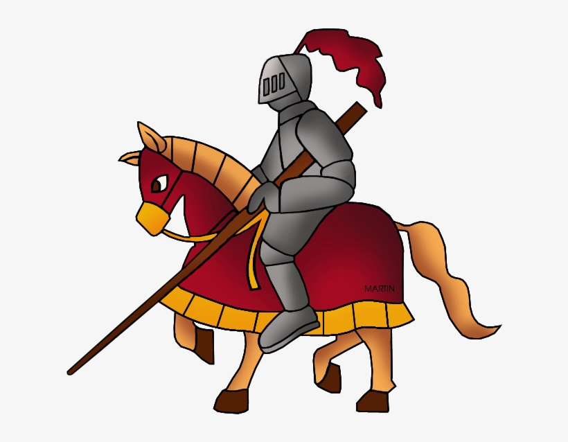 Military Clip Art By Phillip Martin, Knight - Feudalism In The Middle Ages, transparent png download