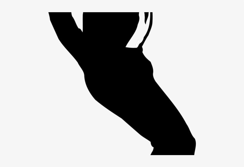 Silhouette Singing Cliparts - Michael Jackson Silhouette, transparent png download