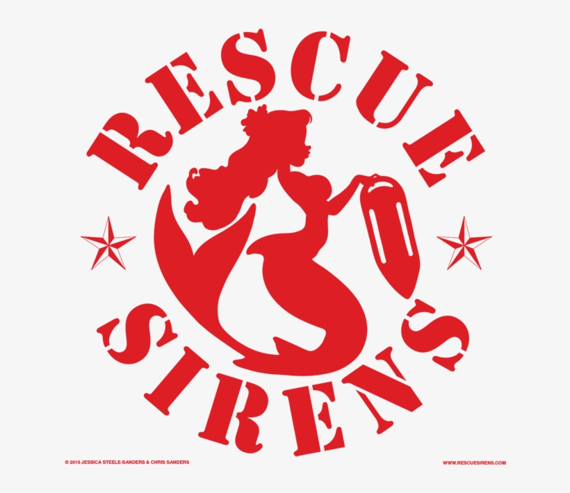 The Graphic Logo, Featuring The Mermaid Silhouette - Rescue Sirens Nim, transparent png download
