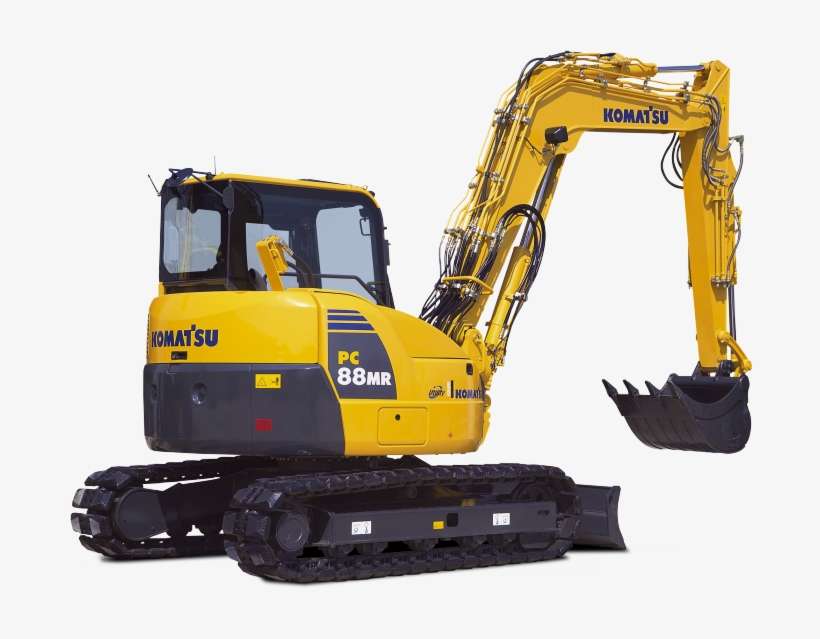 Komatsu Pc 88 Mr - Bulldozer, transparent png download