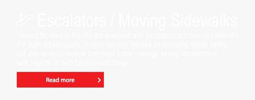 Various Facilities In The City Are Equipped With Escalators - Coquelicot, transparent png download