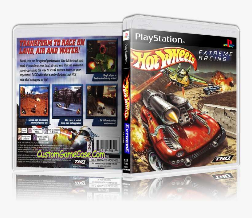 Extreme Racing Sony Playstation - Hot Wheels Extreme Racing Playstation Ps1, transparent png download